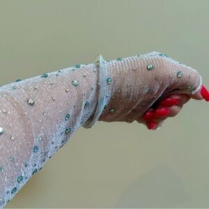 Gossamer - Embellished Fingerless Sleeves